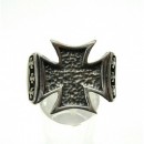 Серебряный перстень 925 пробы "Масонский крест"